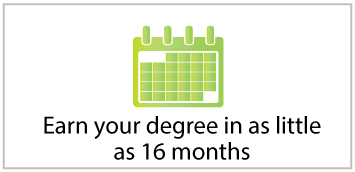 Earn your Accounting Degree in as little as 16 months Earn you Degree in as little as 16 months