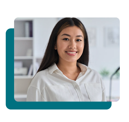 Health Information Tech Student looking at outline