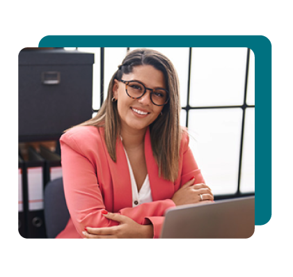 Human Resources Degree Student at work