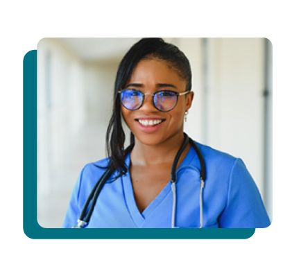 Medical Assistant Student reviewing outline Medical Assistant Student looking at outline