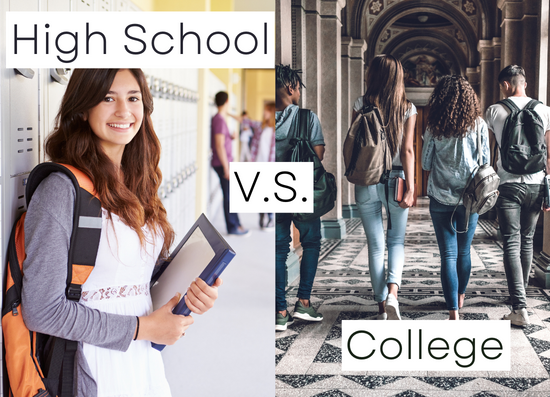 High school vs. College