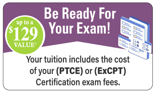 Be Ready for Your PTCE Exam Exam Included with your tuition