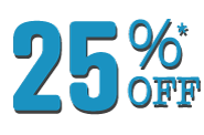 25% OFF