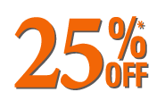 Up to 25% OFF