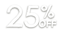 25% OFF