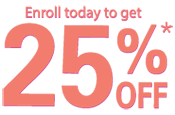 Up to 25% OFF