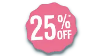 25% OFF